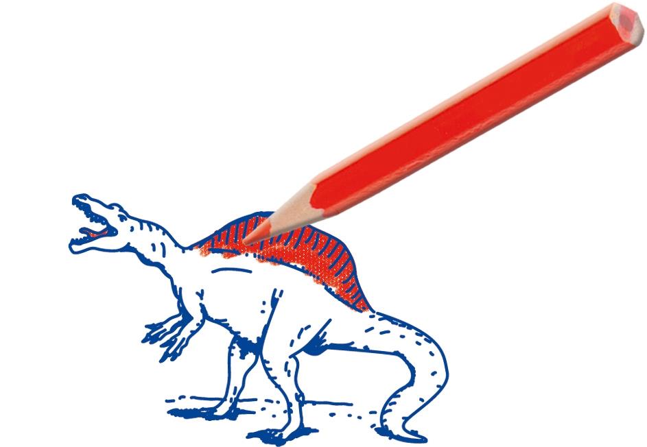 Stamp set dinosaur