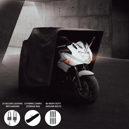 Large Motorbike Tent – Black