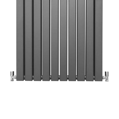 Designer Flat Panel Radiators Anthracite Grey 1600mm x 700mm