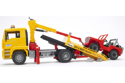 MAN TGA Breakdown-truck with cross country vehicle
