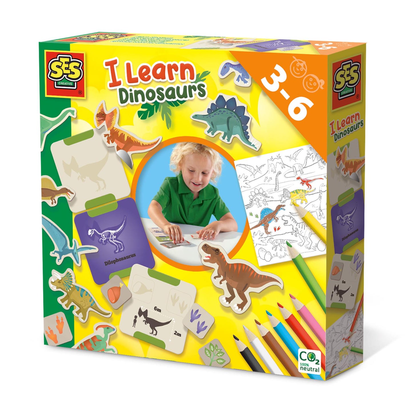 I learn dinosaurs