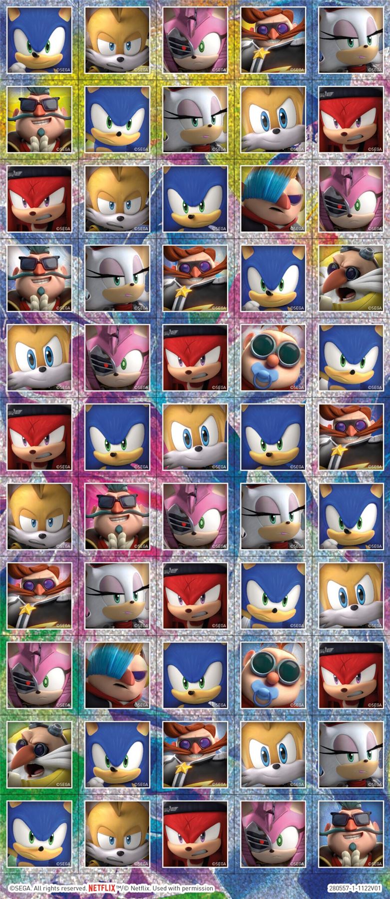 Sonic Super Sticker Set