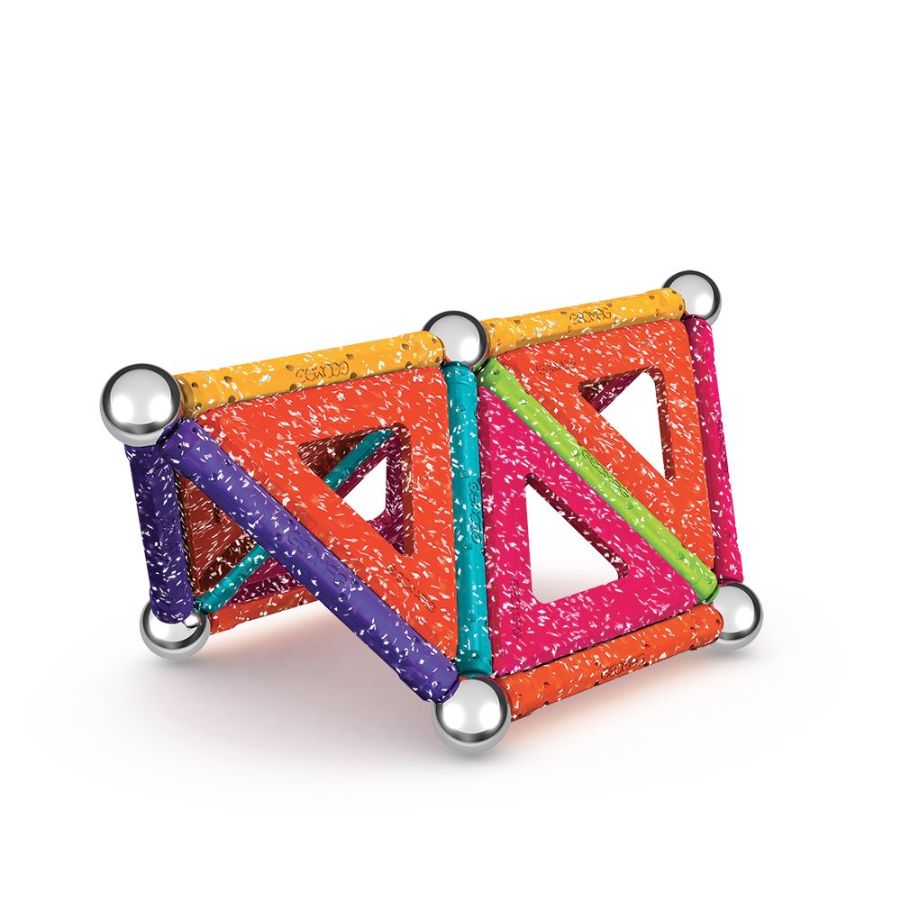 Geomag Recycled Magnetic Glitter Panels - 35 Pieces