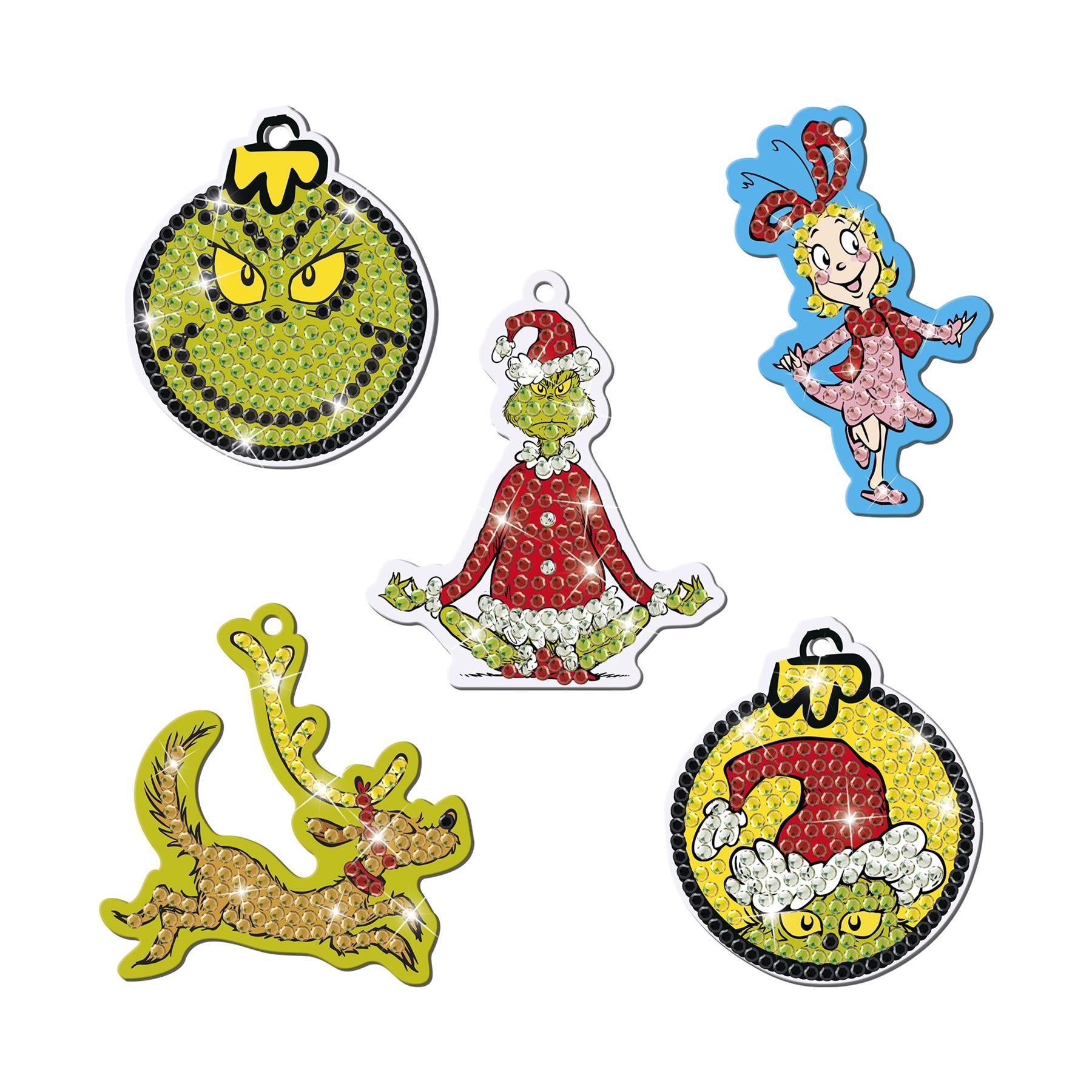 Grinch Diamond Paint Hangers