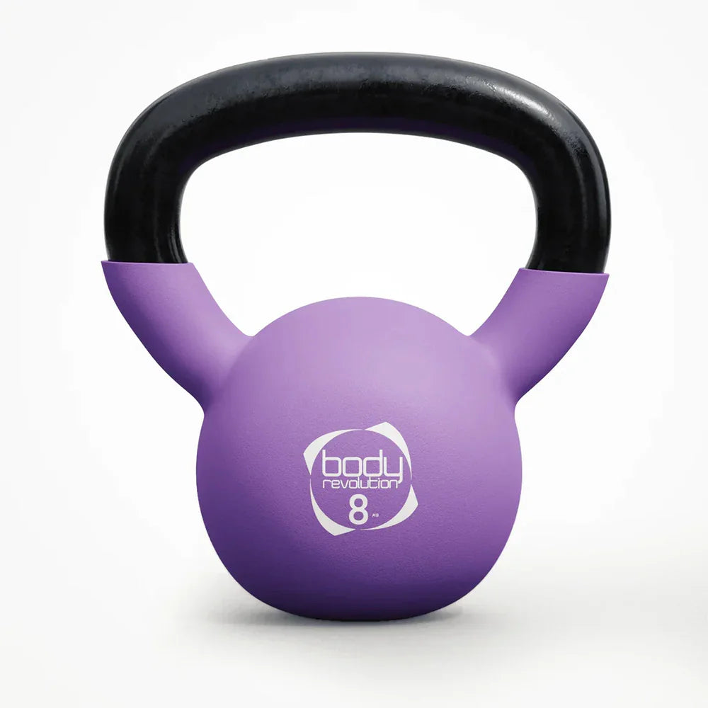 Body Revolution 8kg Neoprene Kettlebells