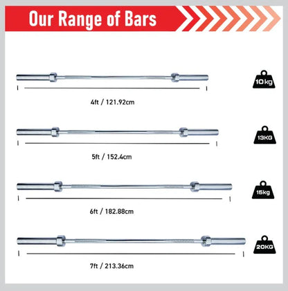 5ft Body Revolution Olympic Barbell Bar