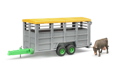 Livestock trailer with 1 cow