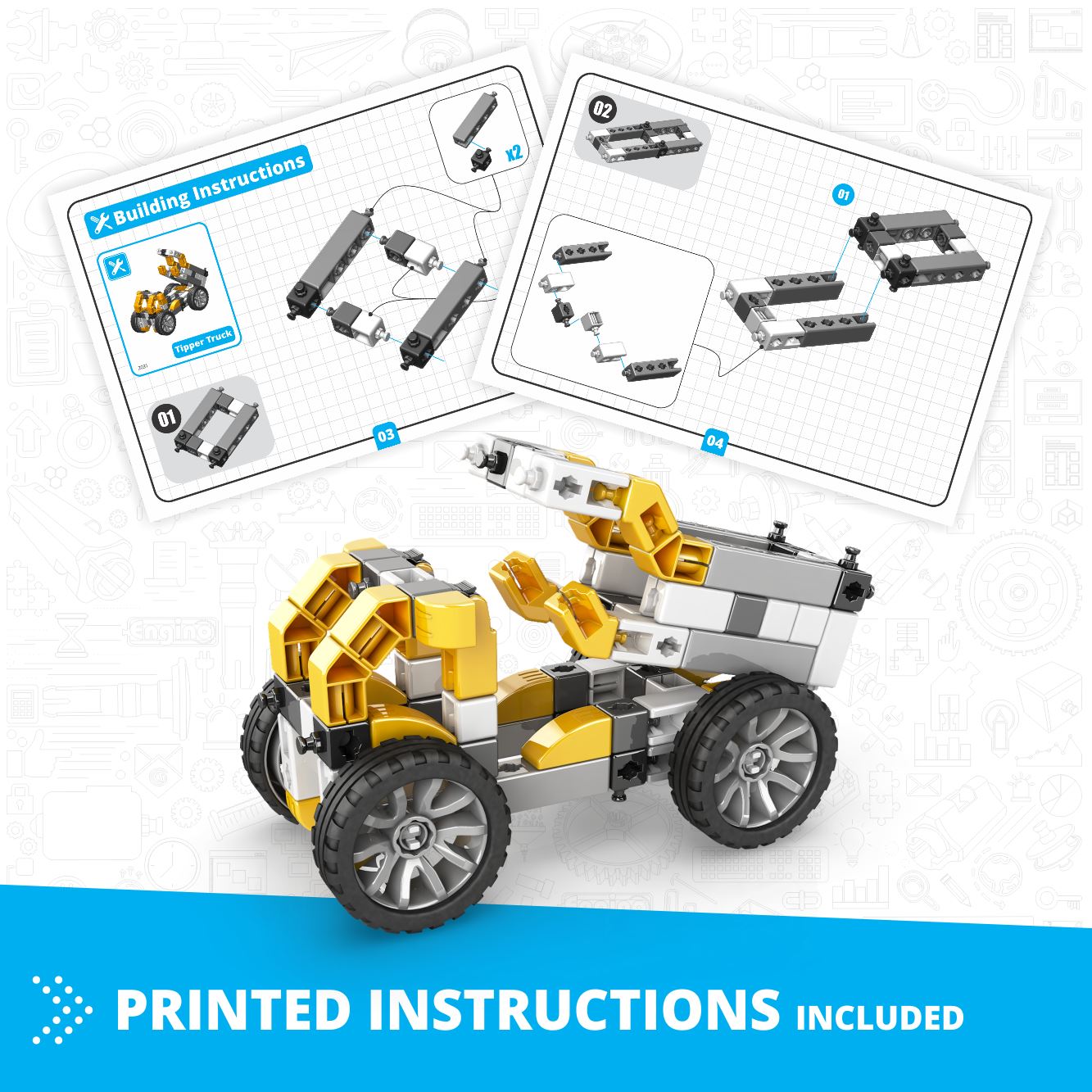Inventor Mechanics Tipper Truck w 5 Models