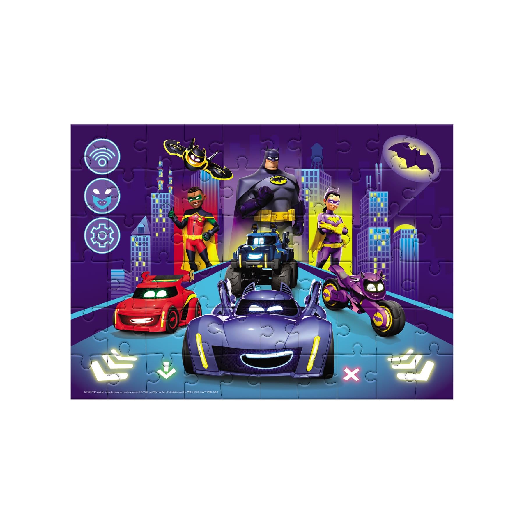 Puzzle Origin of the Batwheels 60 pieces