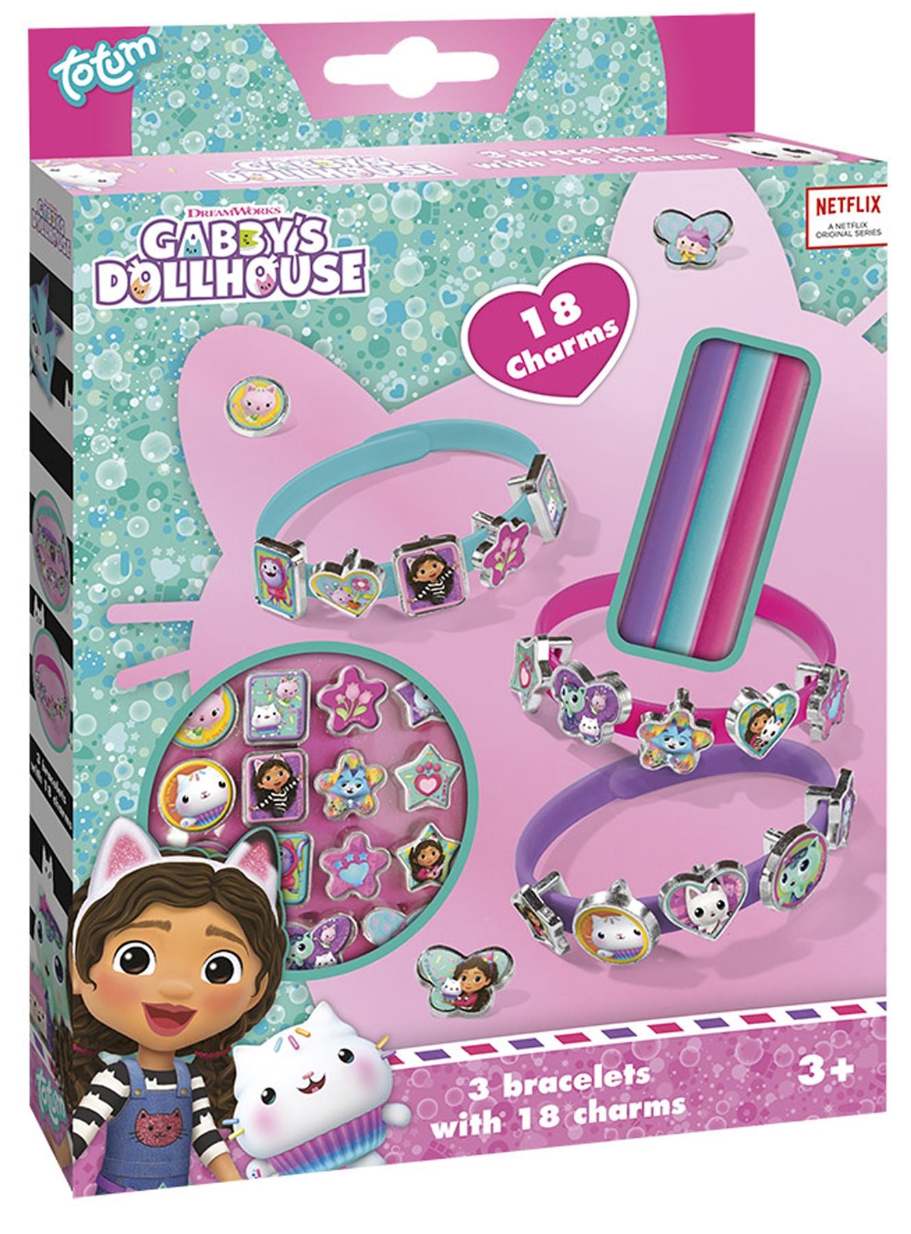 GABBY'S DOLLHOUSE BRACELETS AND CHARMS