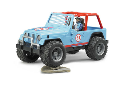 Jeep Cross Country racer blue with driver
