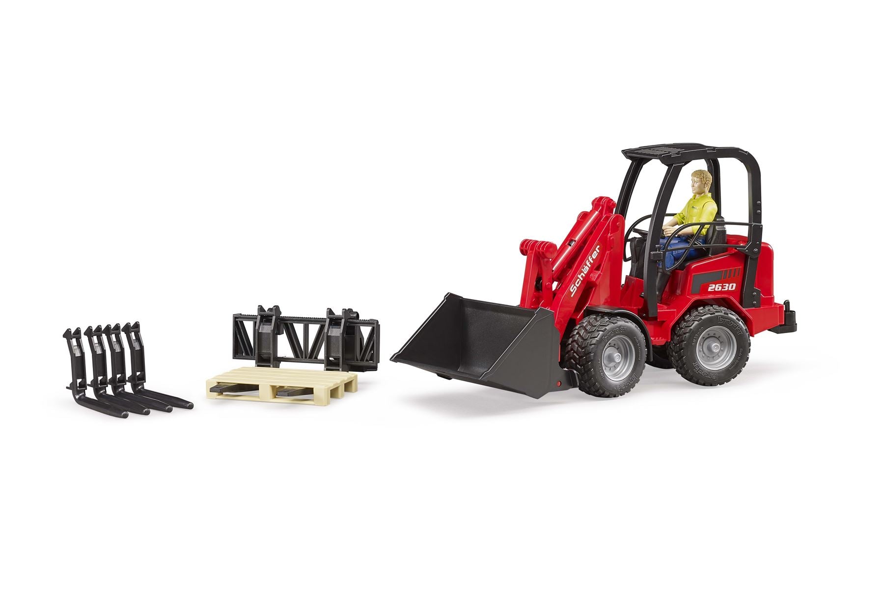 Schäffer Compact loader 2630 with figure and accessories