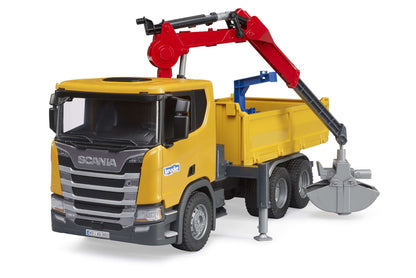 Scania Super 560R Construction truck with crane and 2 pallet - 17336