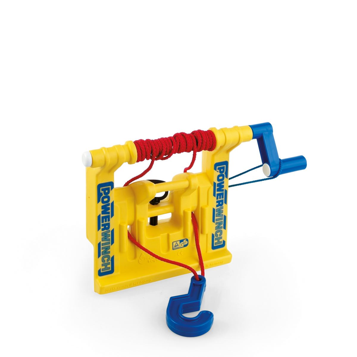 Winch, Hook & Tow Rope Yellow