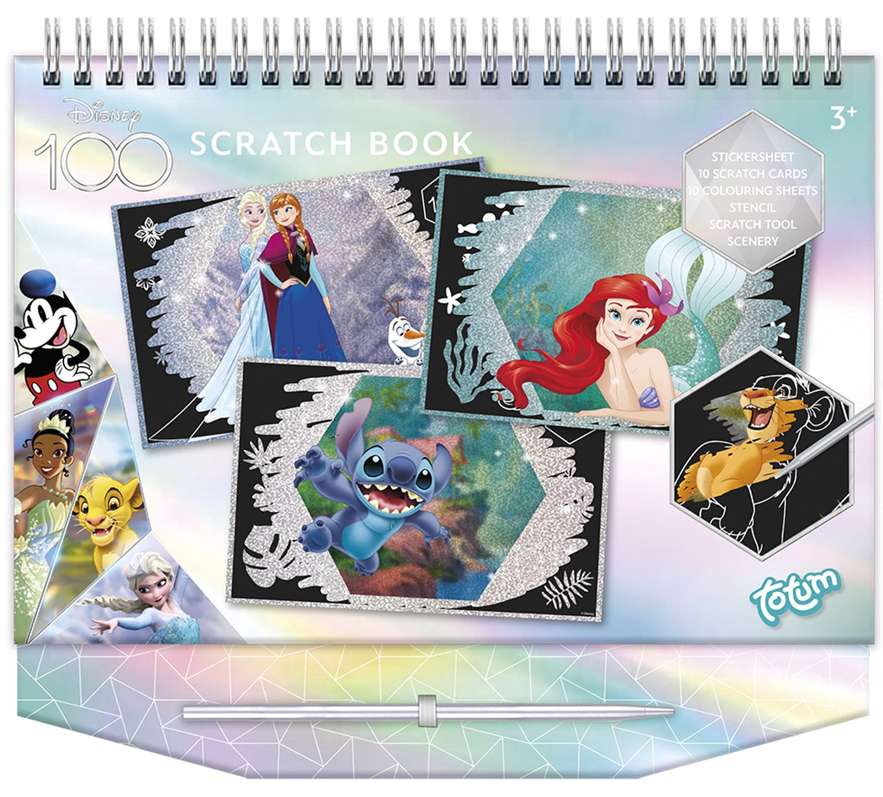 DISNEY 100 YEARS OF WONDER SCRATCH BOOK