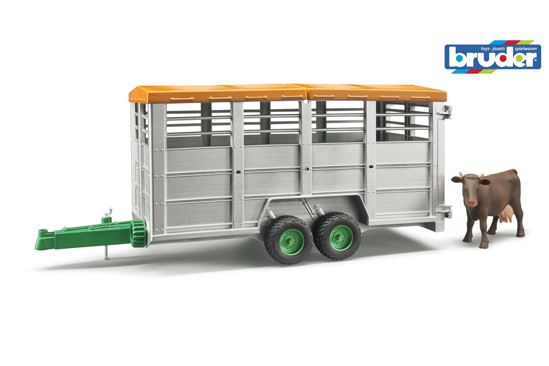 Livestock trailer with 1 cow