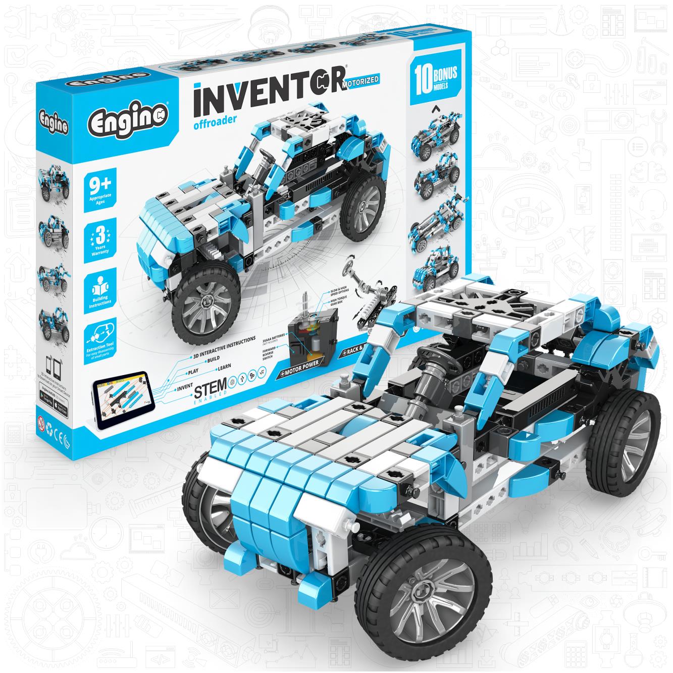 INVENTOR MOTORIZED ""offroader"" with 10 bonus models