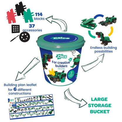 Bucket Dino world