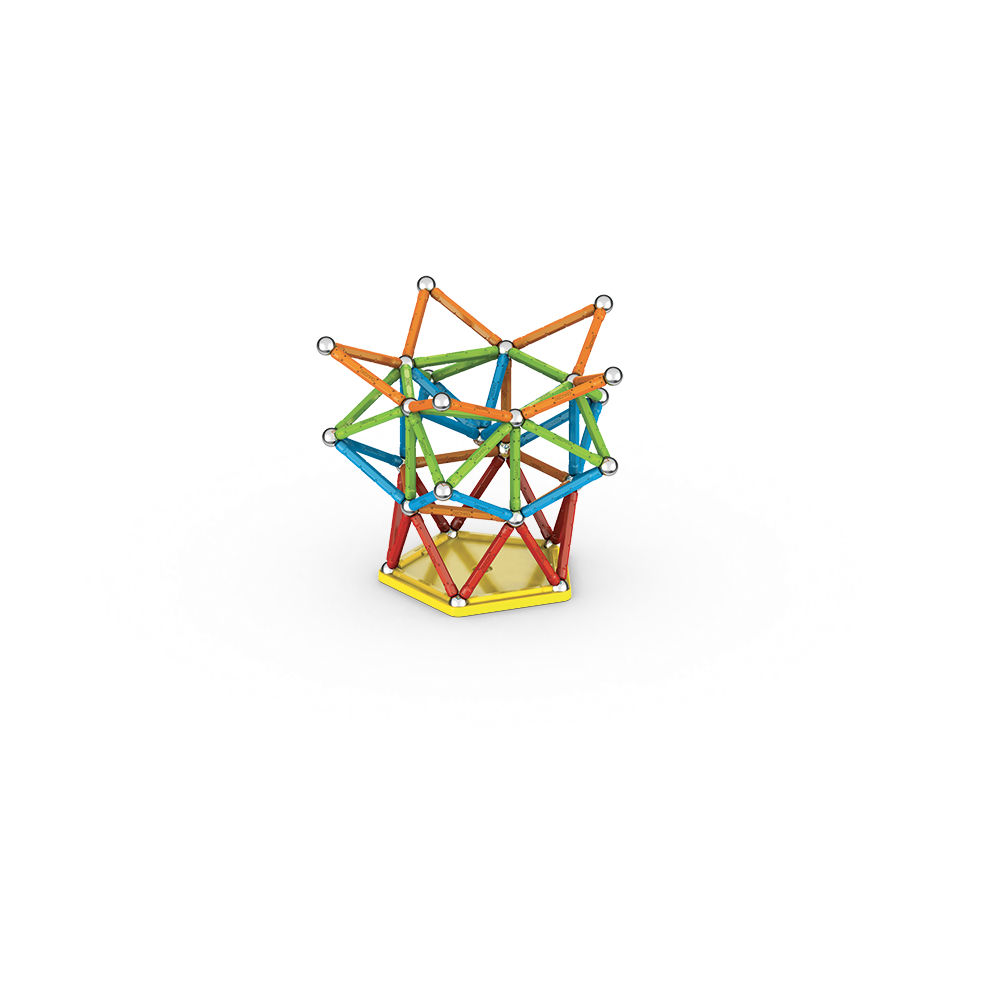 Geomag Magnetic Supercolor - 142 Pieces