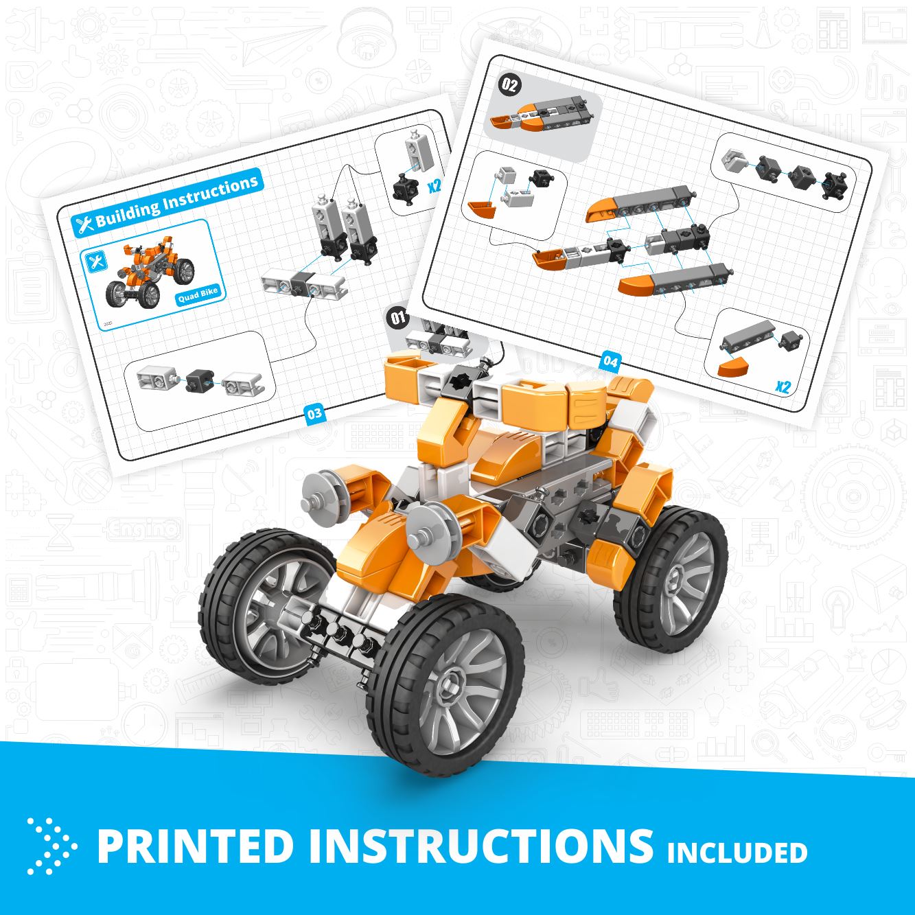 Inventor Mechanics Quad Bike w 5 Models