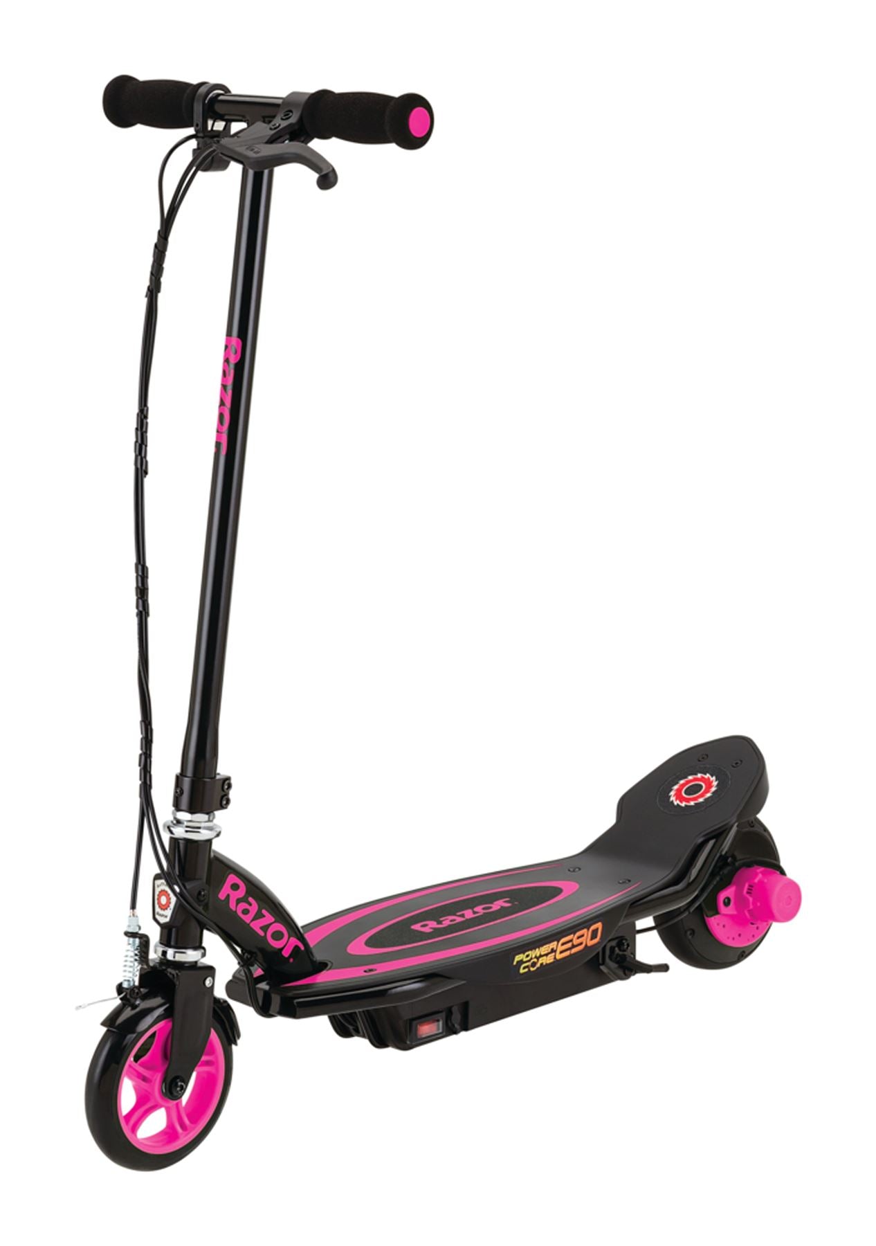 PowerCore E90 Electric Scooter-Pink 12 volt