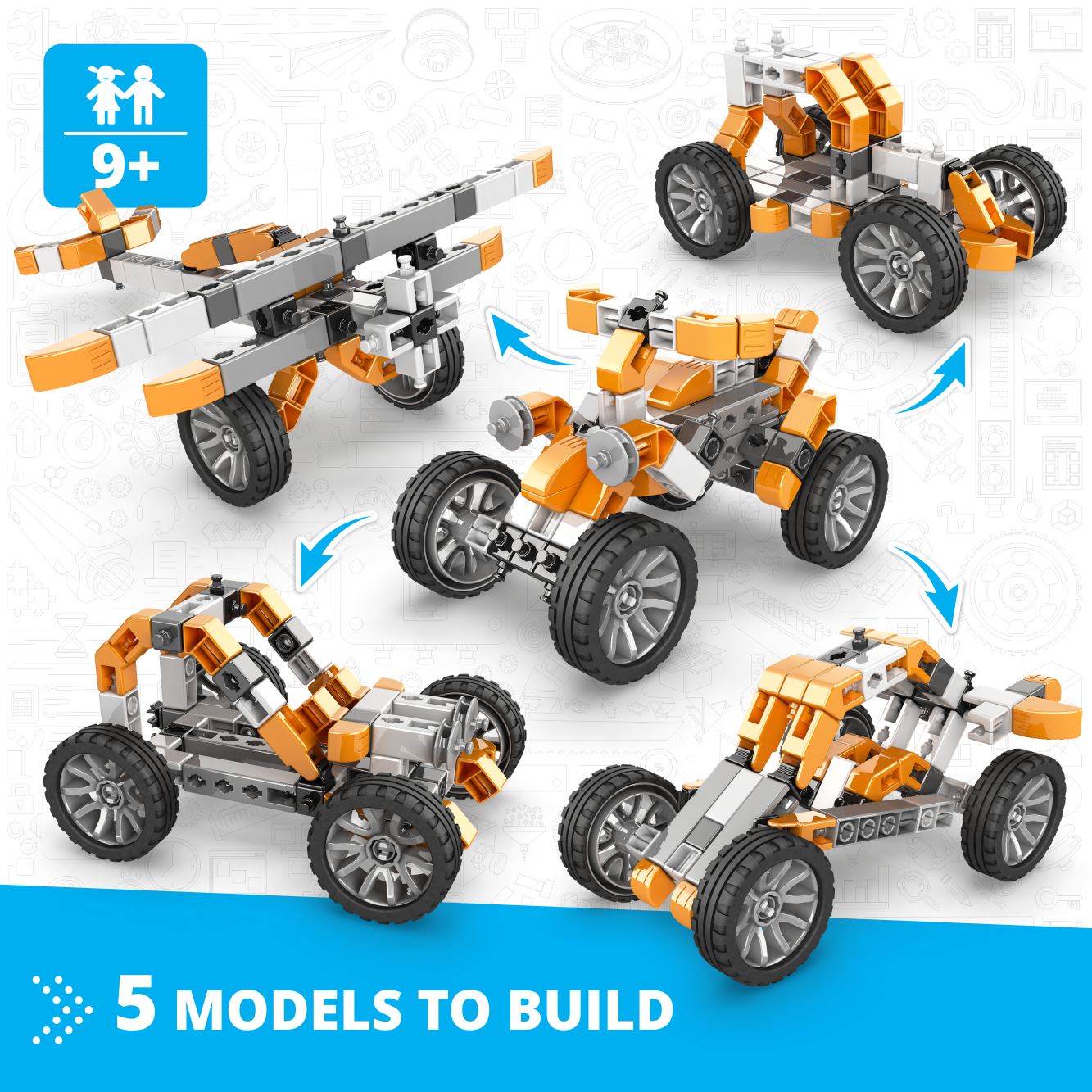Inventor Mechanics Quad Bike w 5 Models