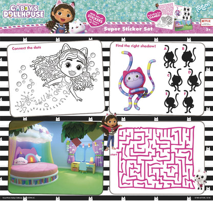GABBY'S DOLLHOUSE SUPER STICKERSET