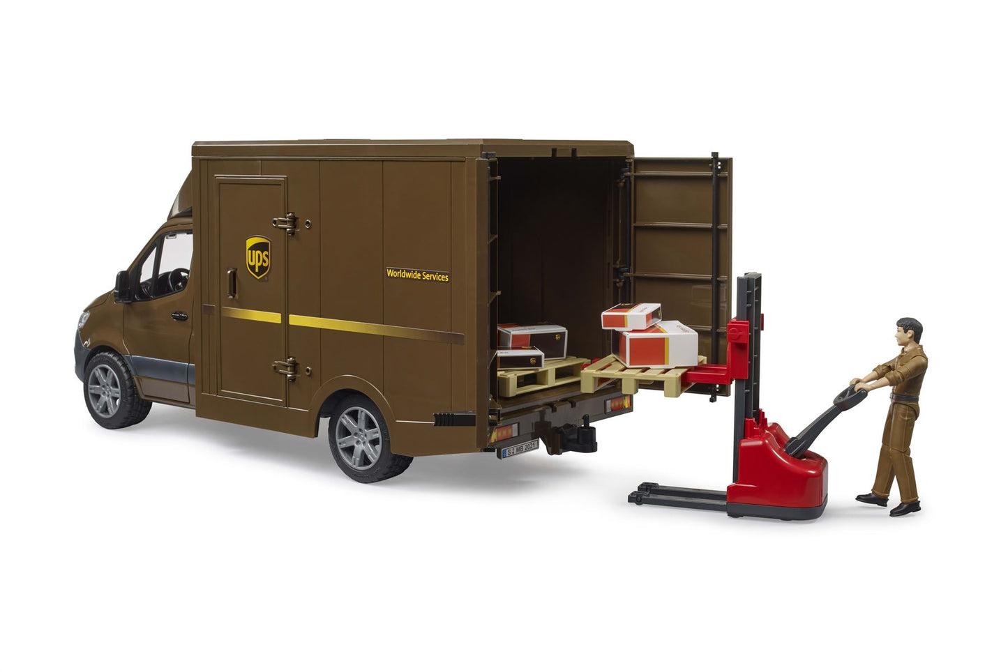 MB Sprinter UPS with driver and accessories
