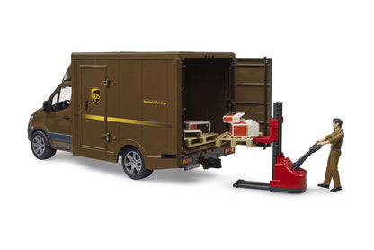 MB Sprinter UPS with driver and accessories