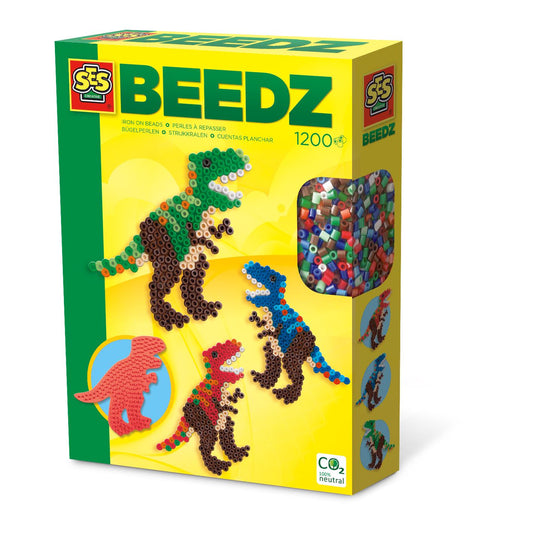 Iron on beads - T-Rex