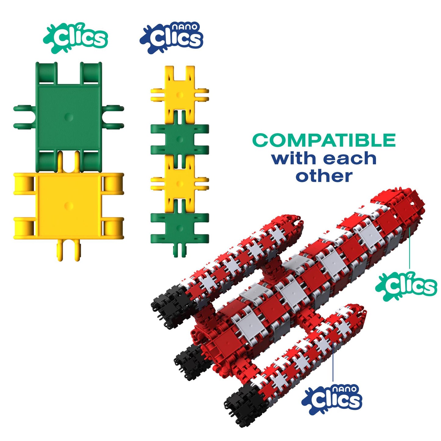 Nano Clics - Fantasy Builders - 125 Pieces