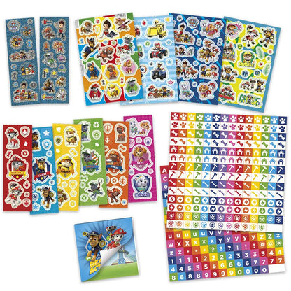 PAW PATROL STICKER BOX 12R+2S+BOOKL
