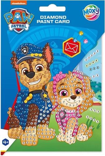 Paw Patrol Diamond Painting Card and Envelope