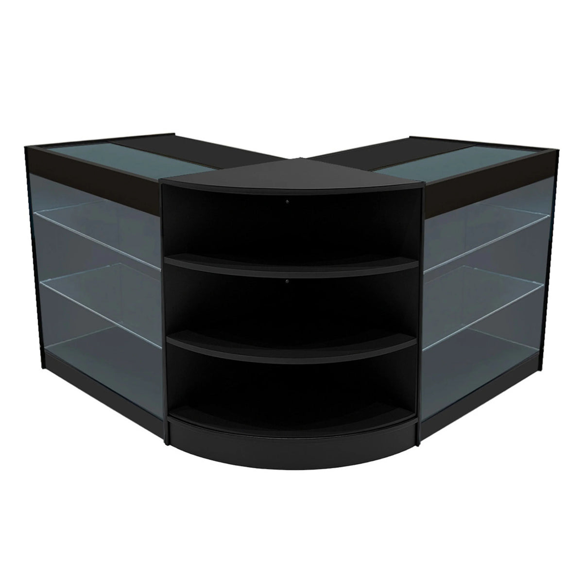 Apollo LED Shop Counter Set LM60 & 2 x K900 - Black