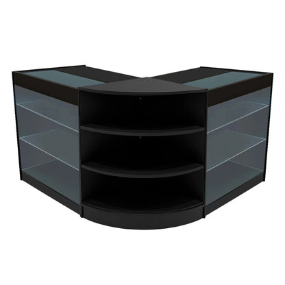 Apollo LED Shop Counter Set LM60 & 2 x K900 - Black