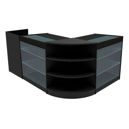 Astro LED Shop Counter Set LM60, TB60 & 2 x K900 - Black