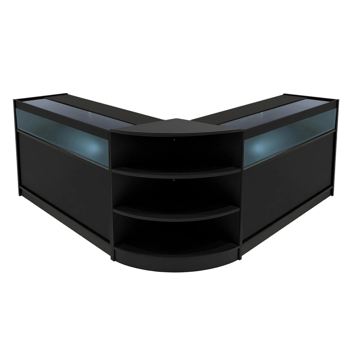 Theseus LED Shop Counter Set LM60 & 2 x B1200 - Black
