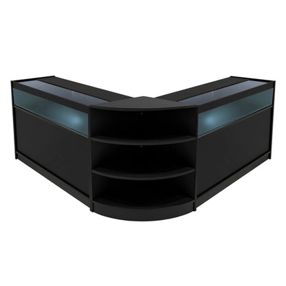 Theseus LED Shop Counter Set LM60 & 2 x B1200 - Black