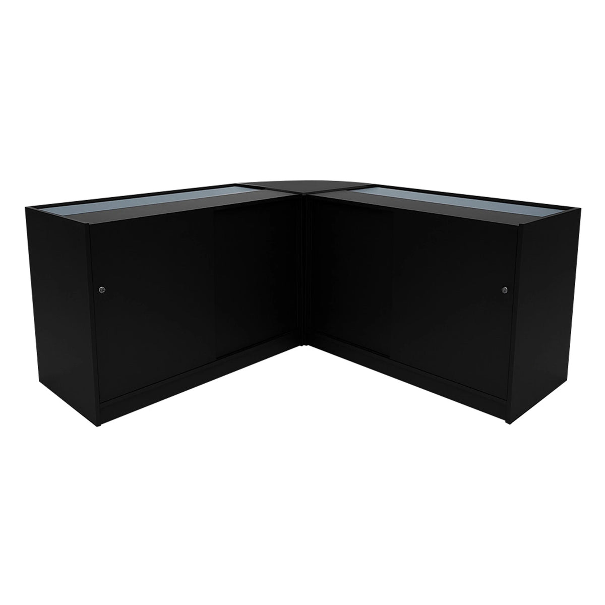 Theseus LED Shop Counter Set LM60 & 2 x B1200 - Black