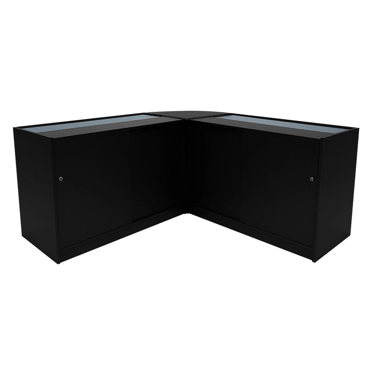Triton LED Shop Counter Set K1500, B1500 & CM60 - Black