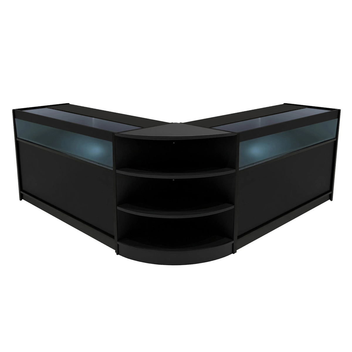 Theseus LED Shop Counter Set LM60 & 2 x B1500 - Black