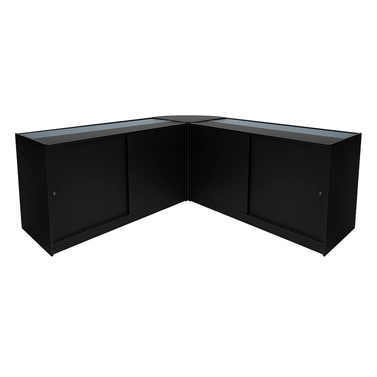 Theseus LED Shop Counter Set LM60 & 2 x B1500 - Black