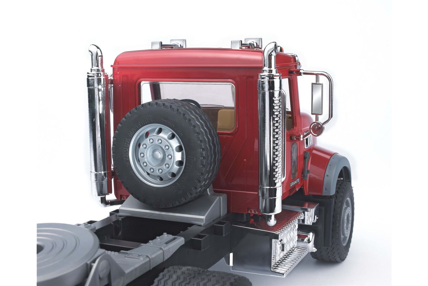 MACK Granite Low loader truck with JCB 4CX Backhoe loader - 17132