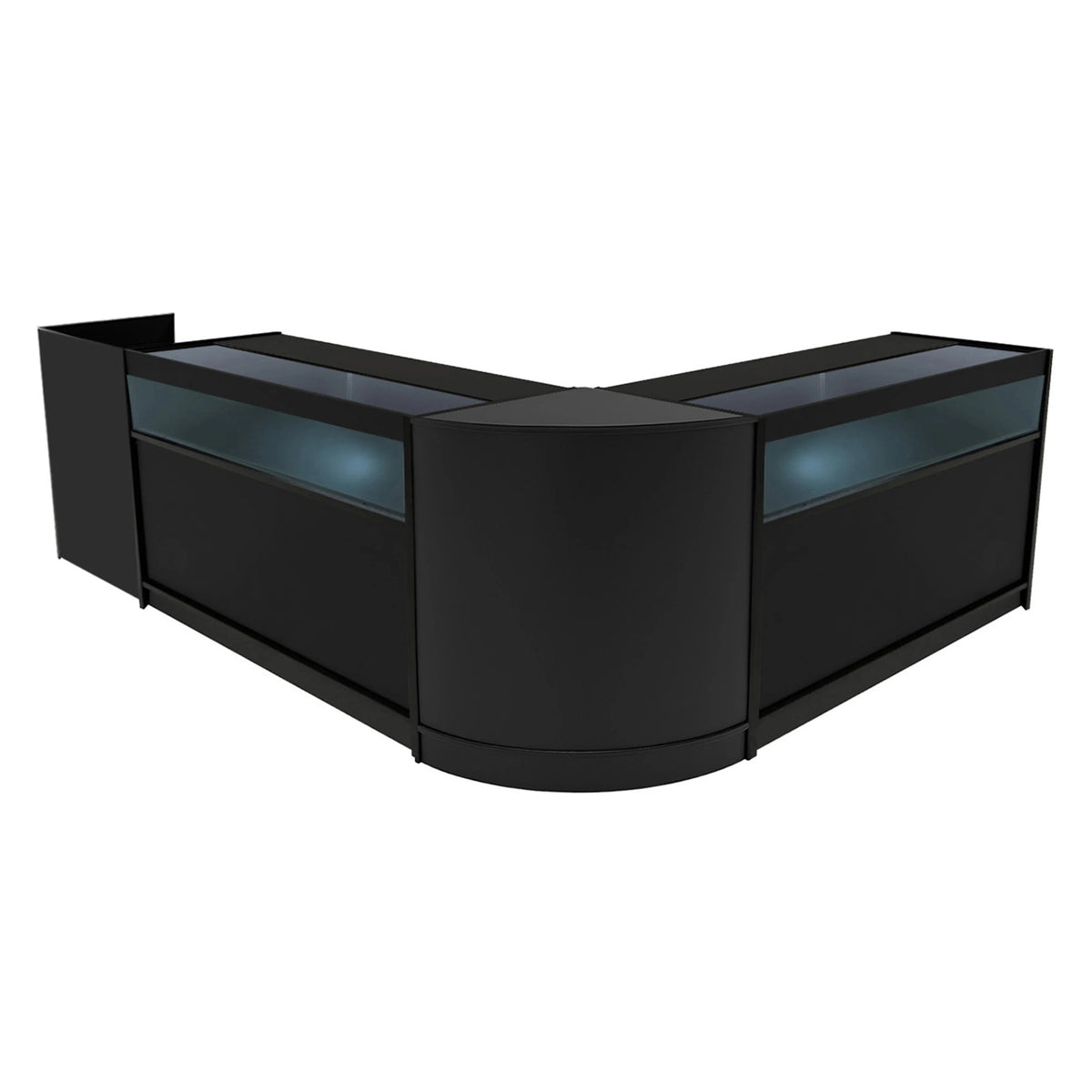 Luna LED Shop Counter Set CM60, TB60 & 2 x B1500 - Black