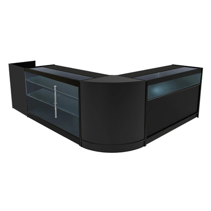 Polaris LED Shop Counter Set K1500, B1500, TB60 & CM60 - Black