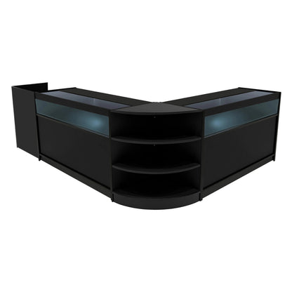 Sagittarius LED Shop Counter Set LM60, TB60 & 2 x B1500 - Black
