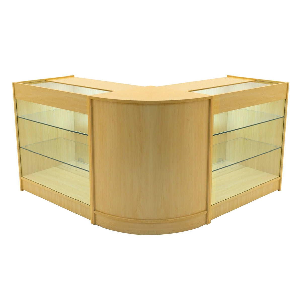 Helios LED Shop Counter Set CM60 & 2 x K900 - Maple