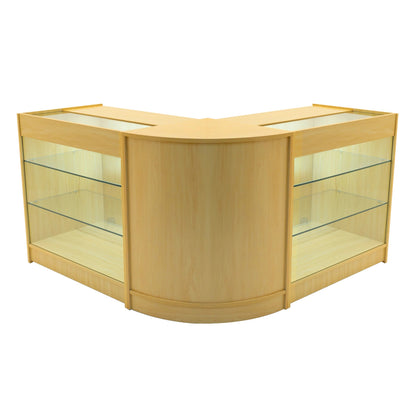 Helios LED Shop Counter Set CM60 & 2 x K900 - Maple