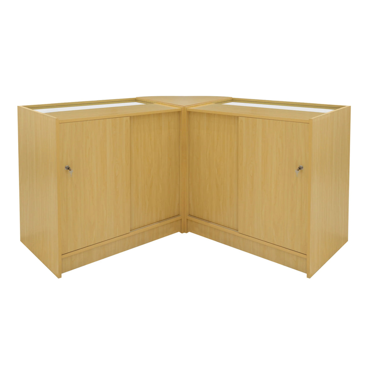 Harmonia LED Shop Counter Set B900, C900 & LM60 - Maple