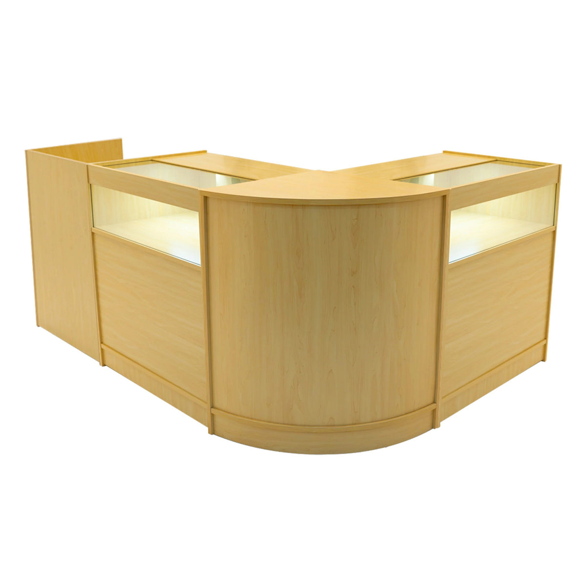 Luna LED Shop Counter Set CM60, TB60 & 2 x B900 - Maple